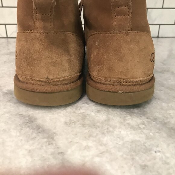 UGG Neumel Chukka Boots Mens Size 14 Chestnut Suede Sheepskin Shoes Waterproof - Picture 9 of 9